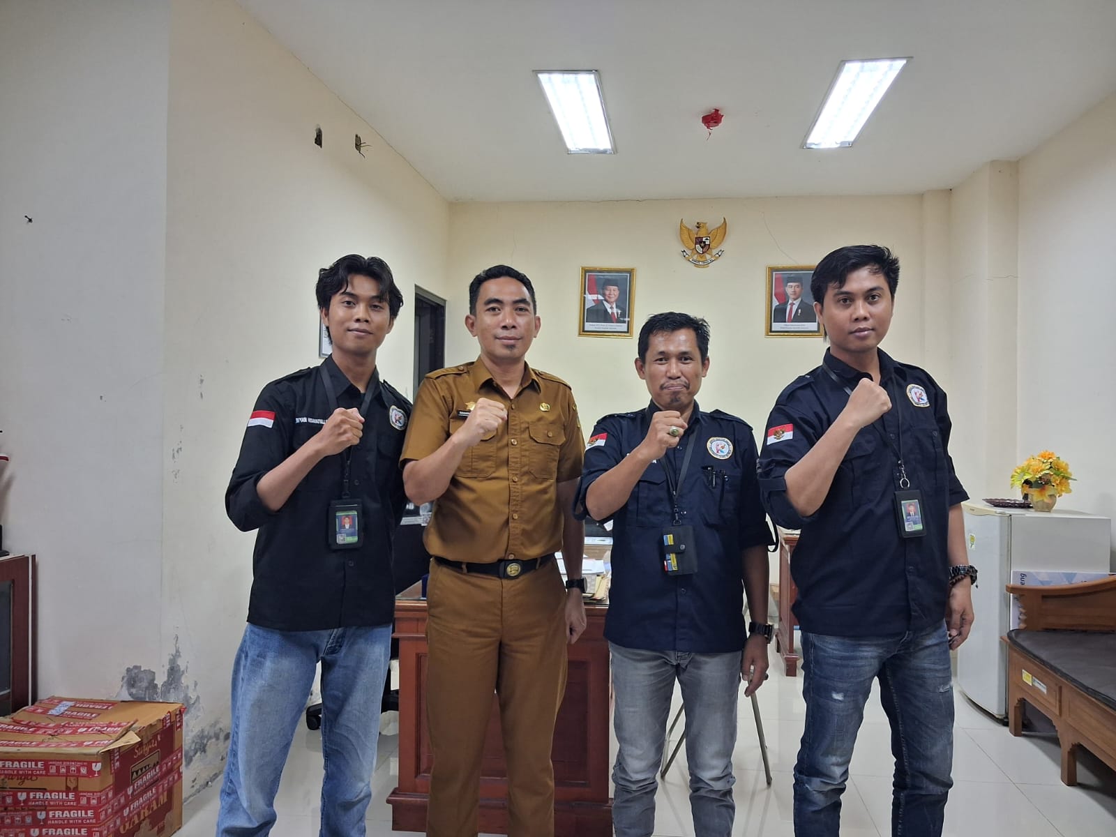 Perkuat Akses Hukum hingga Desa, LBH CCI Sulteng Temui Kabag Protokol dan Kepala Biro Hukum Sulteng